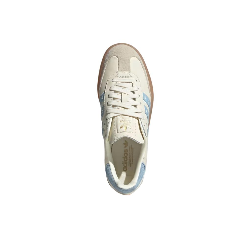adidas Sambae Cream White Clear Sky Women Sneakers Tan Cloud-White JS3957