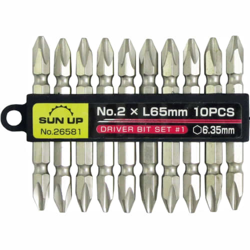 KONYO SUN UP Driver Bit Set + No. 2 X 65 10pc #1
