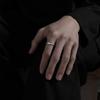 Retro Mobius Strip Ring For Men Women Silver Color Punk Gothic Open Ring Handmade Designer Jewelry Unisex Accessories Lover Gift