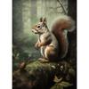 Rabbit Bunny Rustic Raccoon Frog Sheep Deer Bear Fox Forest Poster Canvas Painting Print for Living Room Home Decoration Cuadros