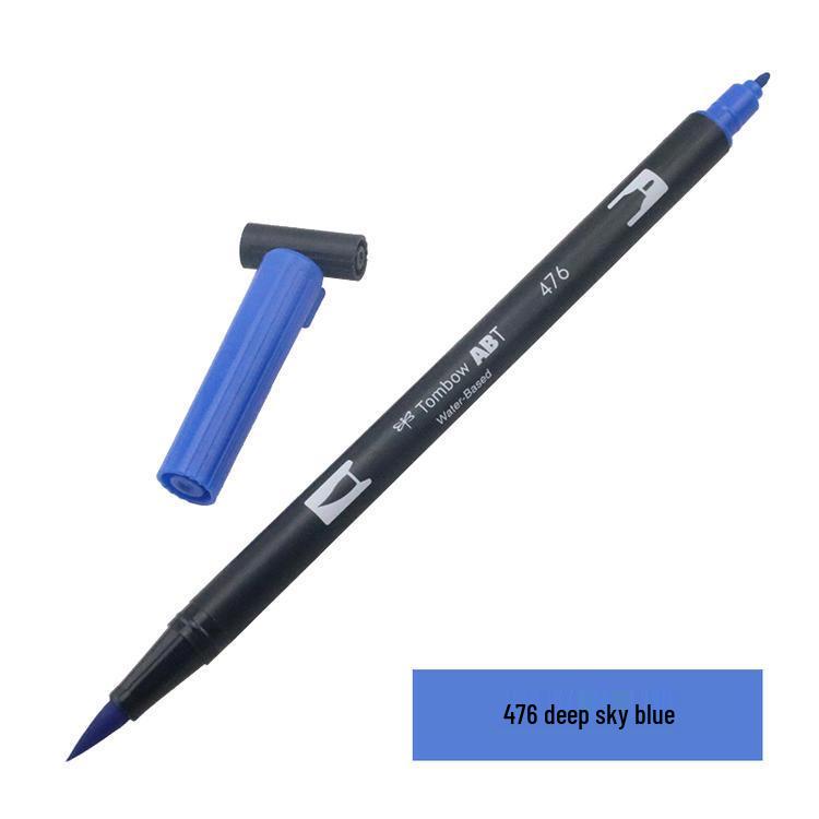 Tombow ABT Warm Color Double-Ended Watercolor Brush Pen for Students