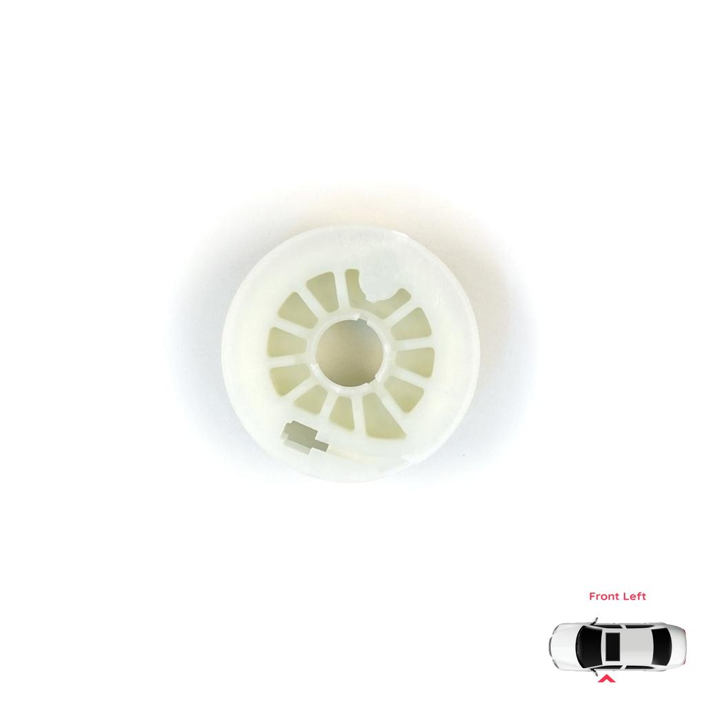 V2BWR5223 Window Regulator Repair Cable Roll Gear Reel Wheel Pulley Front Left Door for Hyundai I30 MK2 GD 2011-2017 Kia Ceed MK2 JD 2012-2018 5-Door