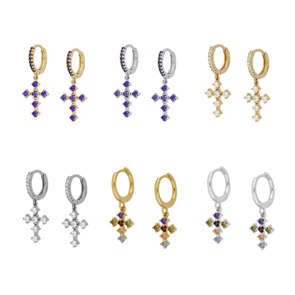 2pcs Earring Hoop Ins Earrings Metal Hypoallergenic Vintage Leisure Casual Jewelry Finding Daily Commute Parties