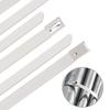 AIGLEROUGE 7.9300mm Cable Ties, 304 Stainless Steel, Long, Weatherproof, UV Resistant, Corrosion Resistant, Durable, IndoorOutdoor Use, 50 Pieces