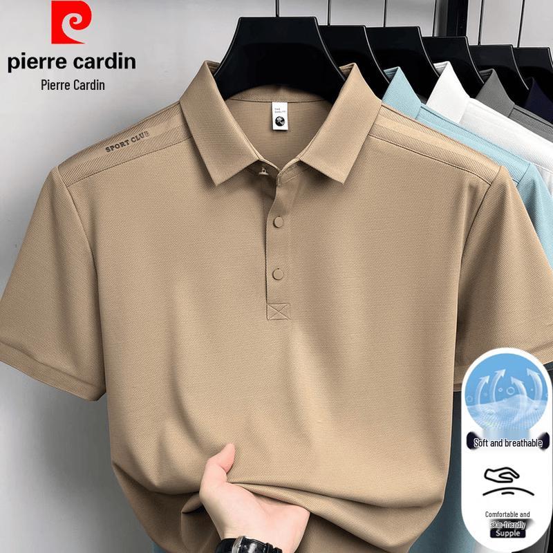 Pierre Cardin Men's Seamless Breathable Summer Polo Shirt