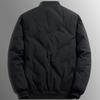 Herren Winter Einfacher Daunen Baumwollmantel Baseballkragen Lässige Sportjacke