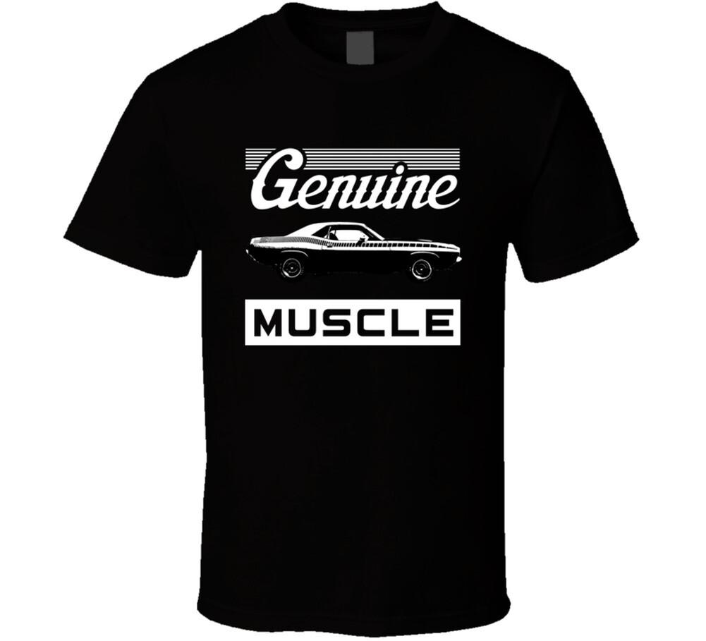 1970 Plymouth Aar Cuda 340 V8 Genuine Muscle Retro Vintage Car Fan T Shirt S