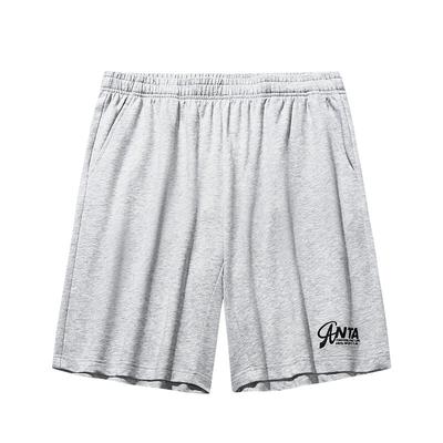 Casual Loose Solid Color Letter Shorts Men Shorts Gray 952528301-1