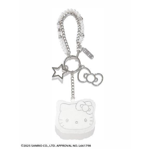 FURFUR HELLO KITTY Crystal Charm Fafa Fashion Accessories CharmKeychain