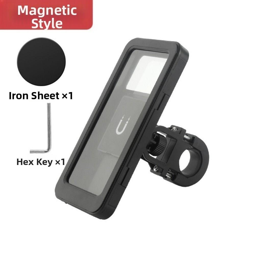 Magnetic Design Smartphone Mount Waterproof Phone Navigation Holder Mountain Bike