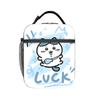 Kawaii Chiikawas Thermal Lunch Box Cooler Carrier Reusable,Meal Container Sweet Animated Lightweight Tote Lunch Box Food Handbags