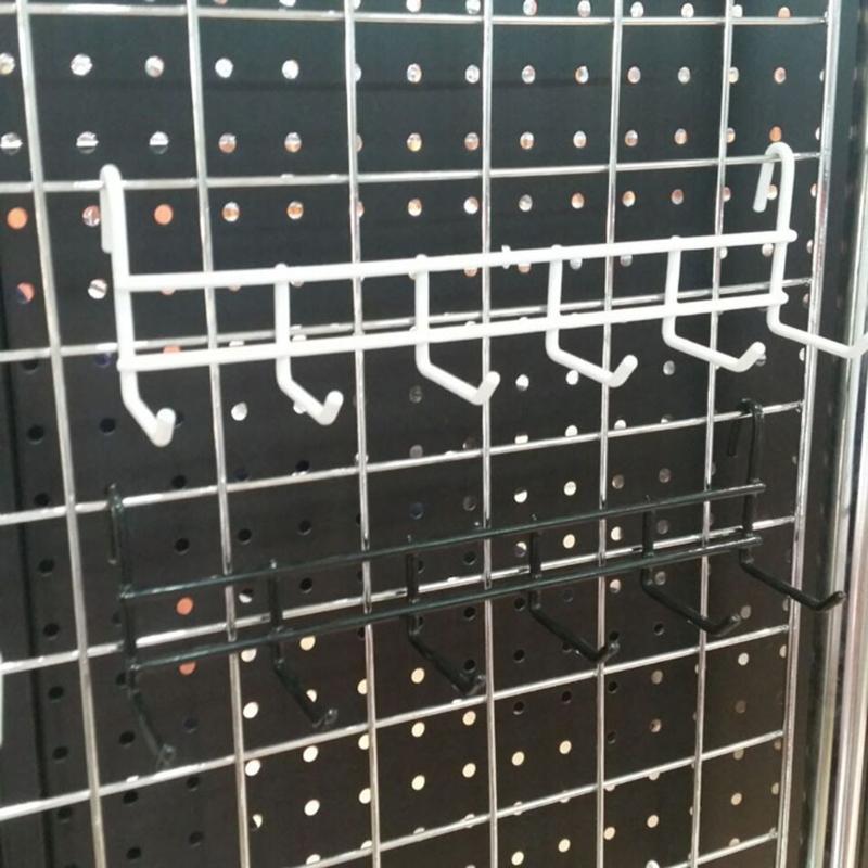 Space Saving Wall Mounted Hook Organizers Pack of 4 Featuring 6 Hook Each for Efficient Backpacks Keys Utensils Towels