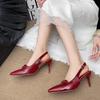 Fashion Summer High Heeled Sandals for Women Elegant Bow Decoration Fashion Party Wedding Slingback Sexy Stiletto Ladies Dress Shoes