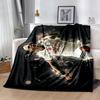 Soccer Player Action Blanket Comfortable Great for Bedding Office Chair Four Seasons Multipurpose Modern Unique Gift for Family and Friends Camping