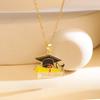 Fashionable New Design Graduation Commemorative Bachelor's Cap Necklace - Small-scale, Unique, Creative, and With A Sense of Design.