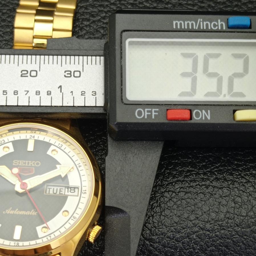 REFURBISHED SEIKO 5 AUTOMATIC JAPAN 6309A BLACK DIAL WRIST WATCH a426403-2