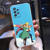 Průhledné pouzdro pro Samsung Galaxy A52 A51 A53 A72 A71 A73 A32 A31 A33 A22 A11 Pouzdro Kryt Miyazaki Hayao Anime Howl's Moving Castle