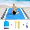 2x2.1m Waterproof No Sand Pocket Beach Towel Outdoor Picnic Camping Mat Portable Light Folding Mat Mattress Sand Free Beach Mat