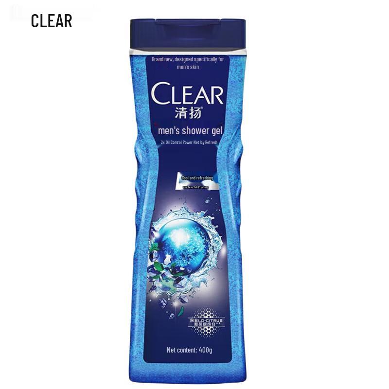 Clear & Fresh Men's Oil Control Icy Cool Body Wash