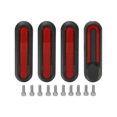 4 Pezzi Adesivi Riflettenti per Scooter per Xiaomi Scooter Elettrico Coprimozzo Ruota Anteriore Posteriore Custodia Protettiva