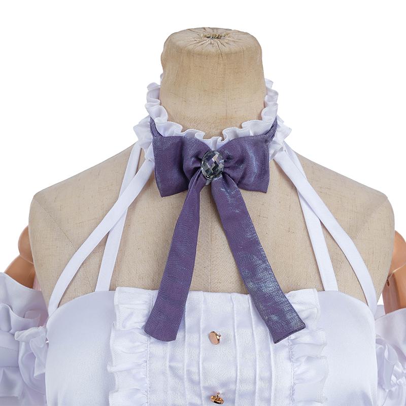 Dorothy Cosplay Costume Game Nikke Goddess Of Victory Dorothy White Flower Wedding Dress Women Halloween Carnival Suit