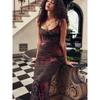House Elegance Temperament Camisole Dress Mesh