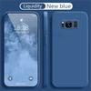 For Samsung Galaxy S8 S9 S10 Plus S20 FE S21 S22 S23 S24 S25 Plus Ultra Cover Soft Luxury Official Liquid Silicone Phone Case