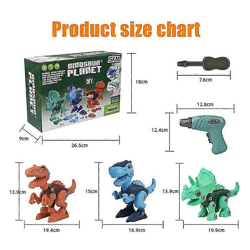 3pcs Toy Electric Disassembly And Children's Toy Educational Toy