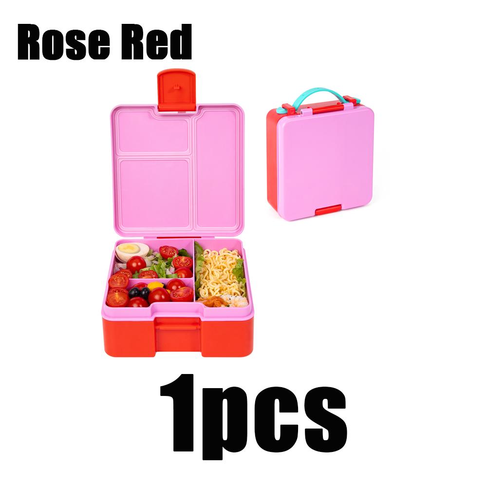 1pcs Cartoon Adorable Bento Box Microwavable Divided Leakproof Lunch Box For Teenagers And Workers School Canteen Back School