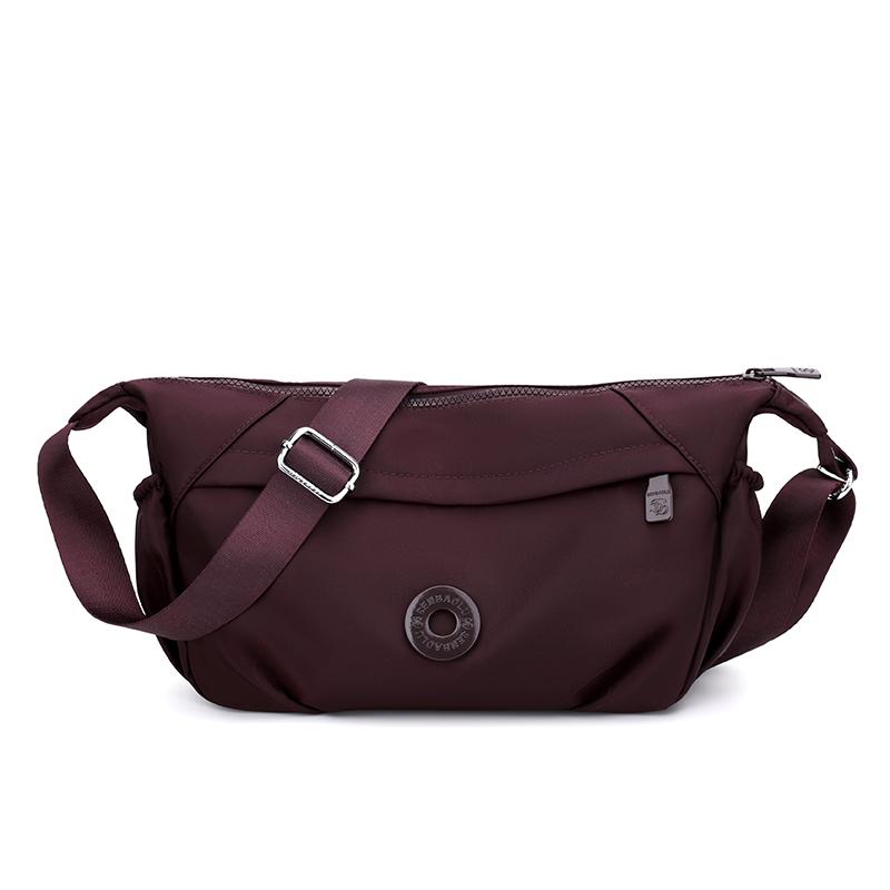 Water-Resistant Nylon Handbag Women's Lightweight Multi-Compartment Large Capacity Shoulder Bag