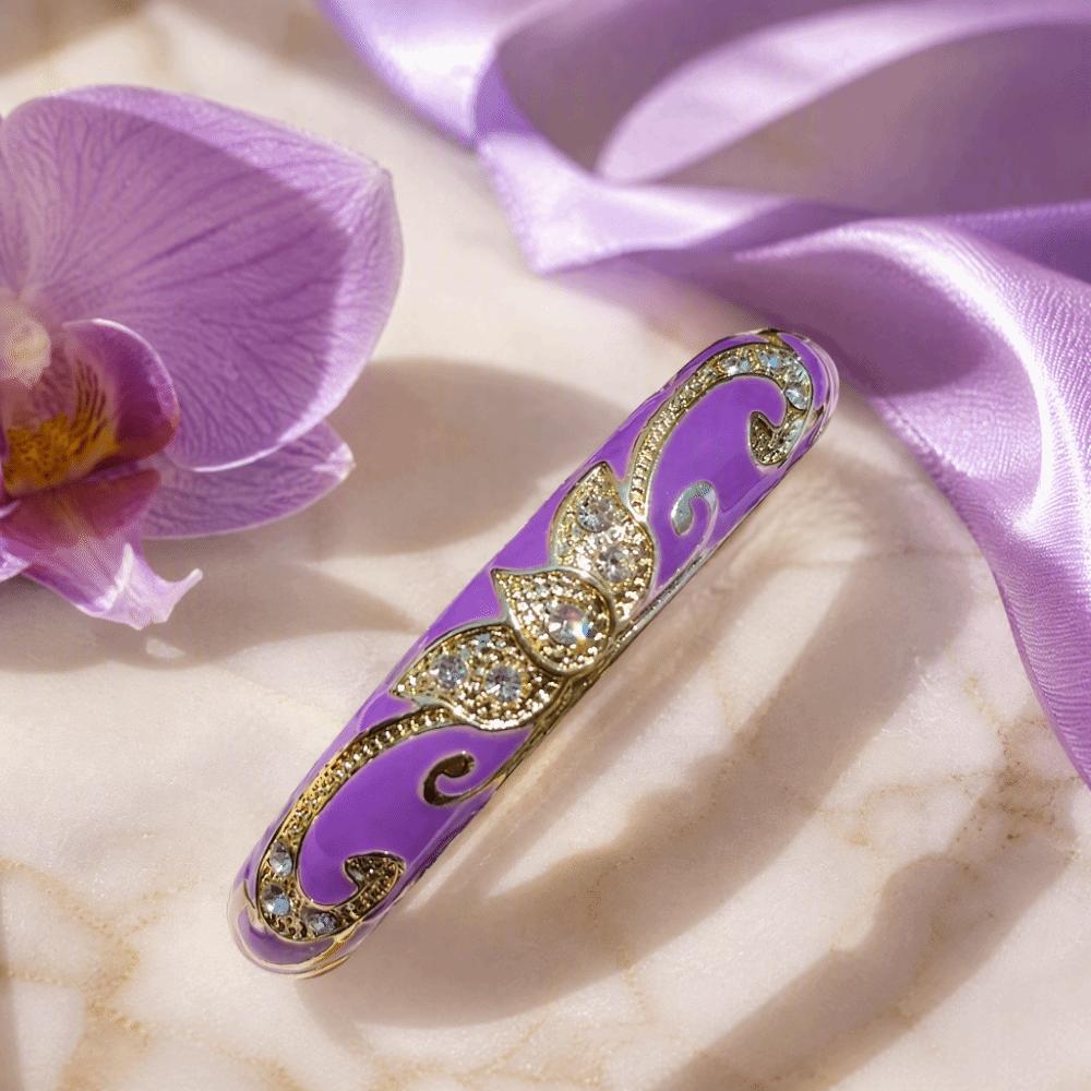 1cm Colored Dropper Oil Bangle Crown Women's Hand Bracelet Crown Cloisonne Bracelet Jewelry Gifts