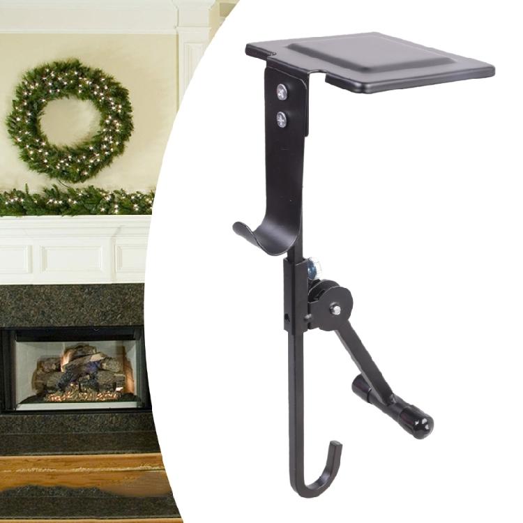 Strong Stylish Fireplaces Stocking Holders Home Accessory for Christmas Mantels Decoration and Iron Garlands Clip
