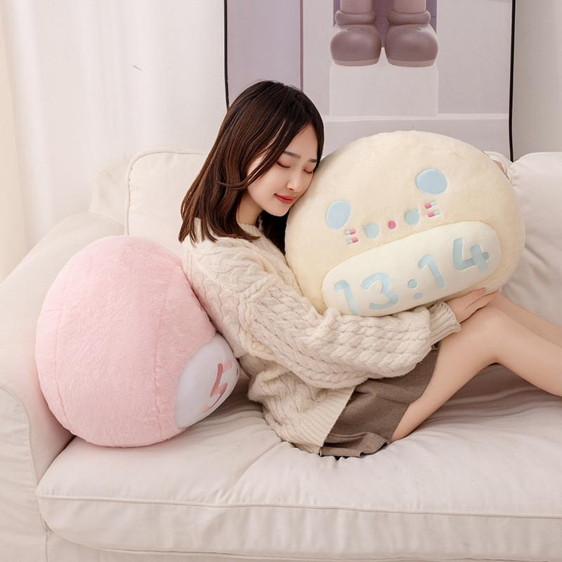 Pig Cat Adorable Plush Toy Short Soft Desk Buddy Gift Her Romantic Doll Present