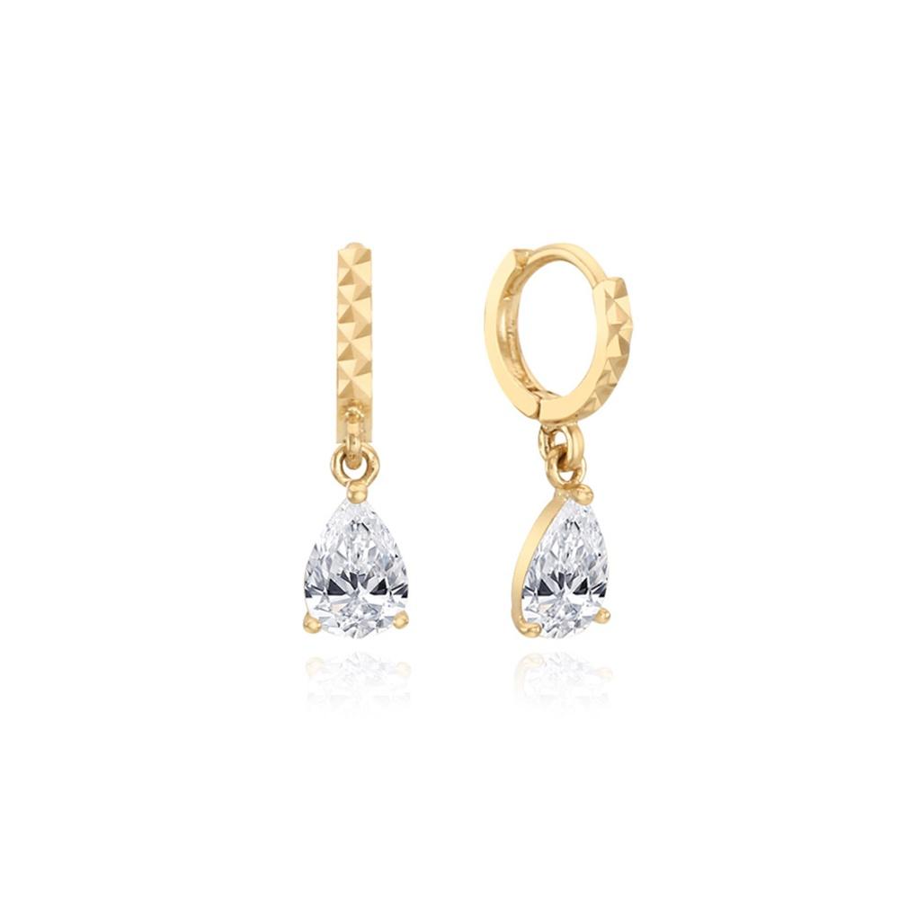 LLOYD Fair Stone Drop One-Touch 18K Earrings LOSN2234G_18K