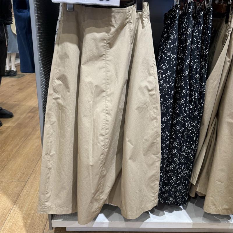 

Женское миди-платье-кокон из смесового хлопка в японском стиле Medium