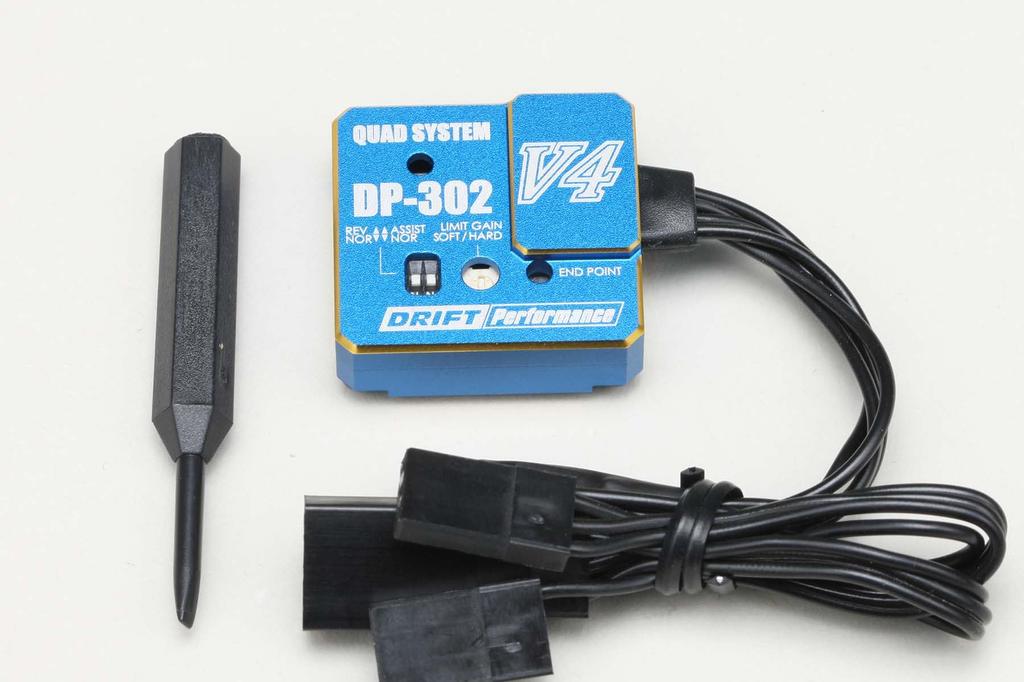Yokomo ST Gyro with EP Adjust, Blue Drift Performer, 2/3ch, DPP-302V4BL