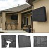 Weatherproof Dust-proof Outdoor TV Cover Beige 50" 55" 58" Protect TV Screen Garden Patio Outdoor TV Cover