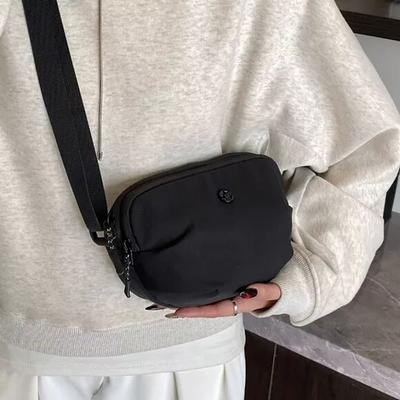 Tasche Neue Brusttasche Ein Schulter Canvas Kleine Tasche Herren und Damen Leicht Freizeit Radfahren Vielseitig Bauchtasche Umhängetasche