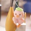 8 cm sleutelhanger hanger PP katoen volledig gevuld zacht mooi knuffel hangend ornament cartoon knuffel speelgoed pluche eend pop zak hanger partij gunst