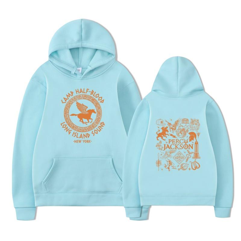 Camp Half Blood Long Island Sound Hoodie Percy Jackson Spring and Autumn Harajuku Hoodie Fashion Street Wear Men's