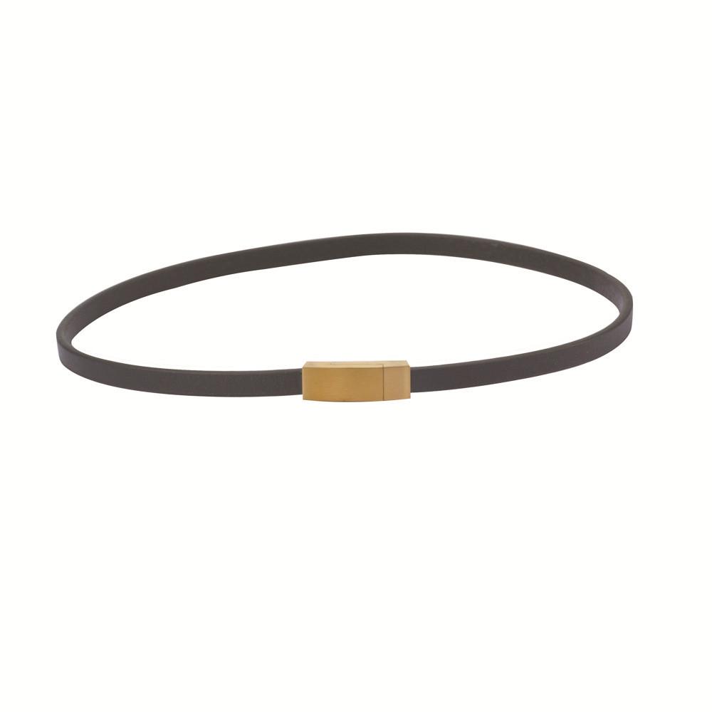 Collana girocollo geometrica con ciondolo quadrato in acciaio al titanio per donna