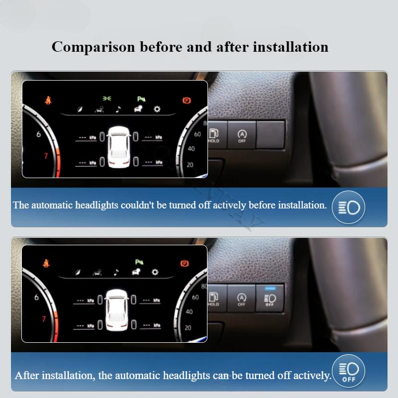 AUTO headlight sensor turn off button fog lamp switch control for toyota Camry 2021 rav4 xa50 Avalon Corolla Cross accessories