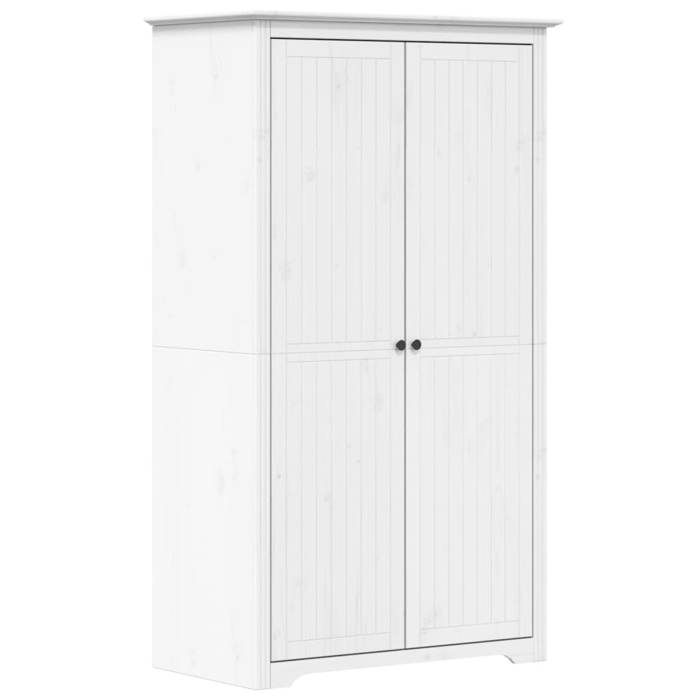 VidaXL Wardrobe, Clothes Cabinet, Clothes Closet, Storage Furniture, Bedroom Organizer, White Wood 355059