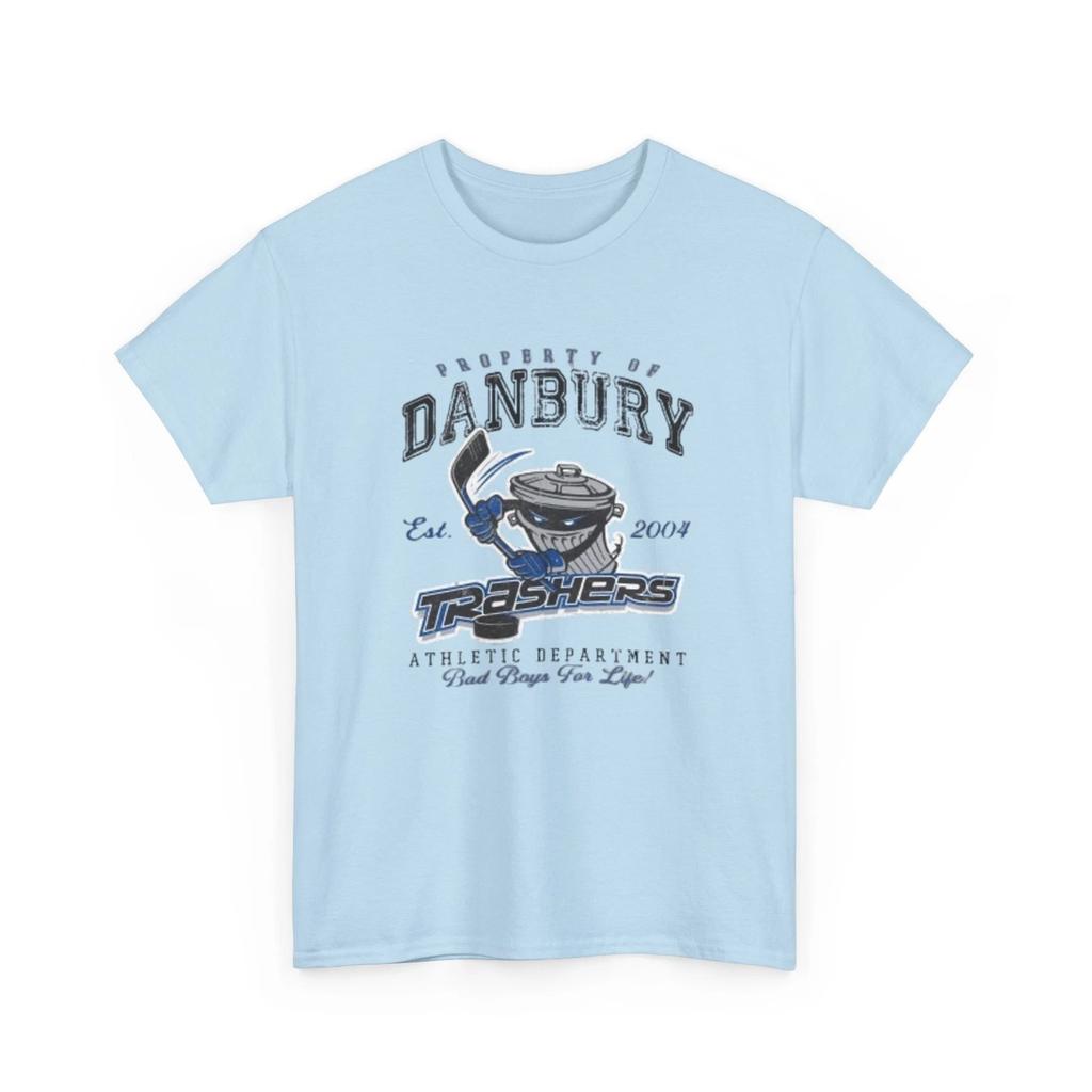 Danbury Trashers Hockey Mascot Printed T shirt