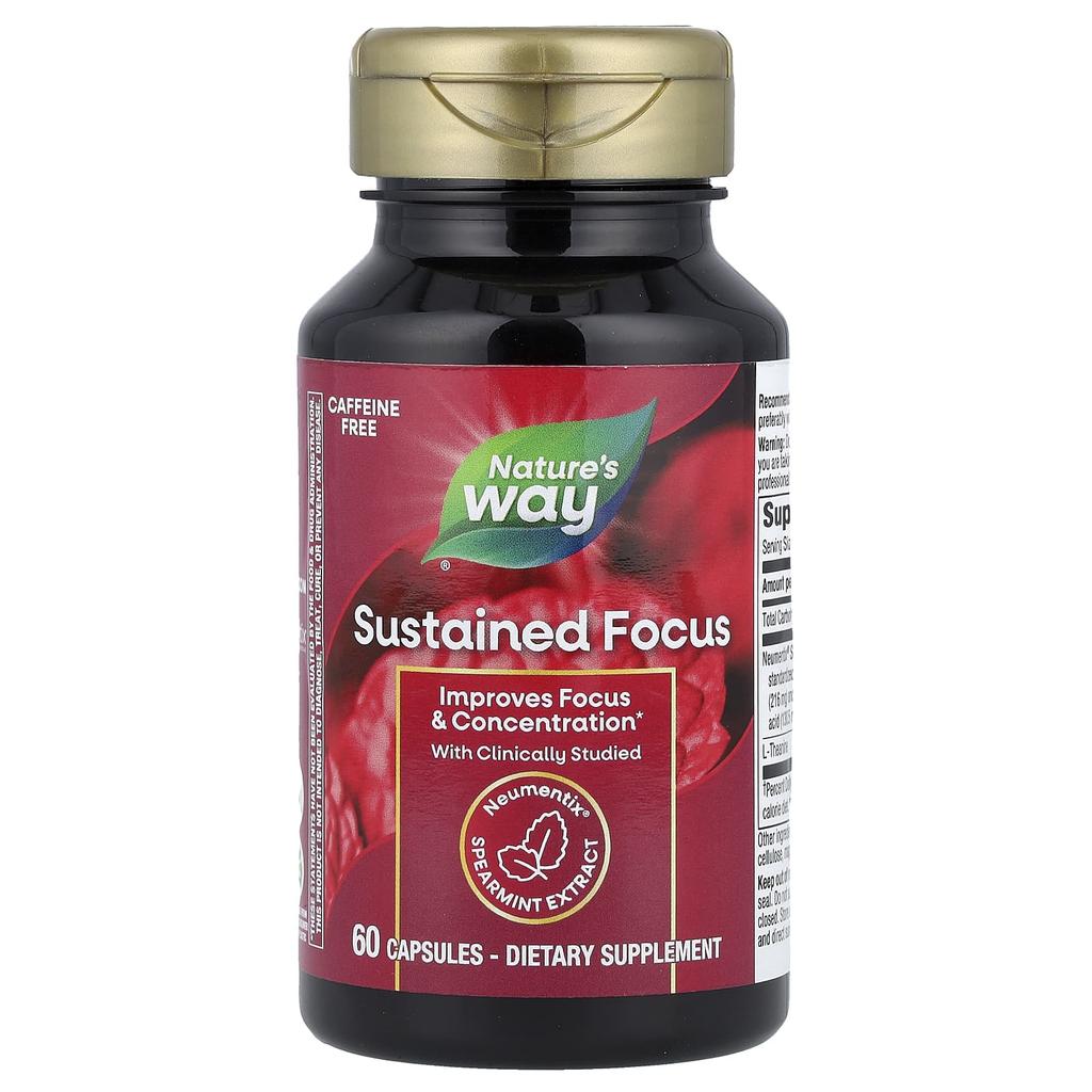 Nature'S Way, Sustained Focus, 60 Capsules