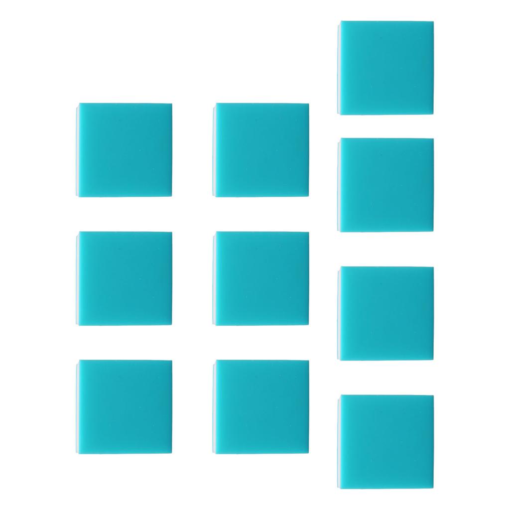 10PCS Stamp Carving Blocks Soft Rubber Engraving Stamps for  Handcrafts Blue White Blue 3 Layers