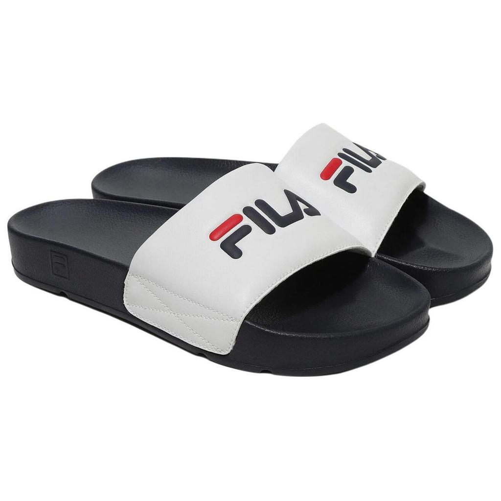 Fila Drifter Comfortable Versatile Anti-Friction Slide Sandals Unisex Footwear White Blue 1SM02591H422