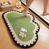 Diatom Mud Absorbent Non-slip Bathroom Foot Mat