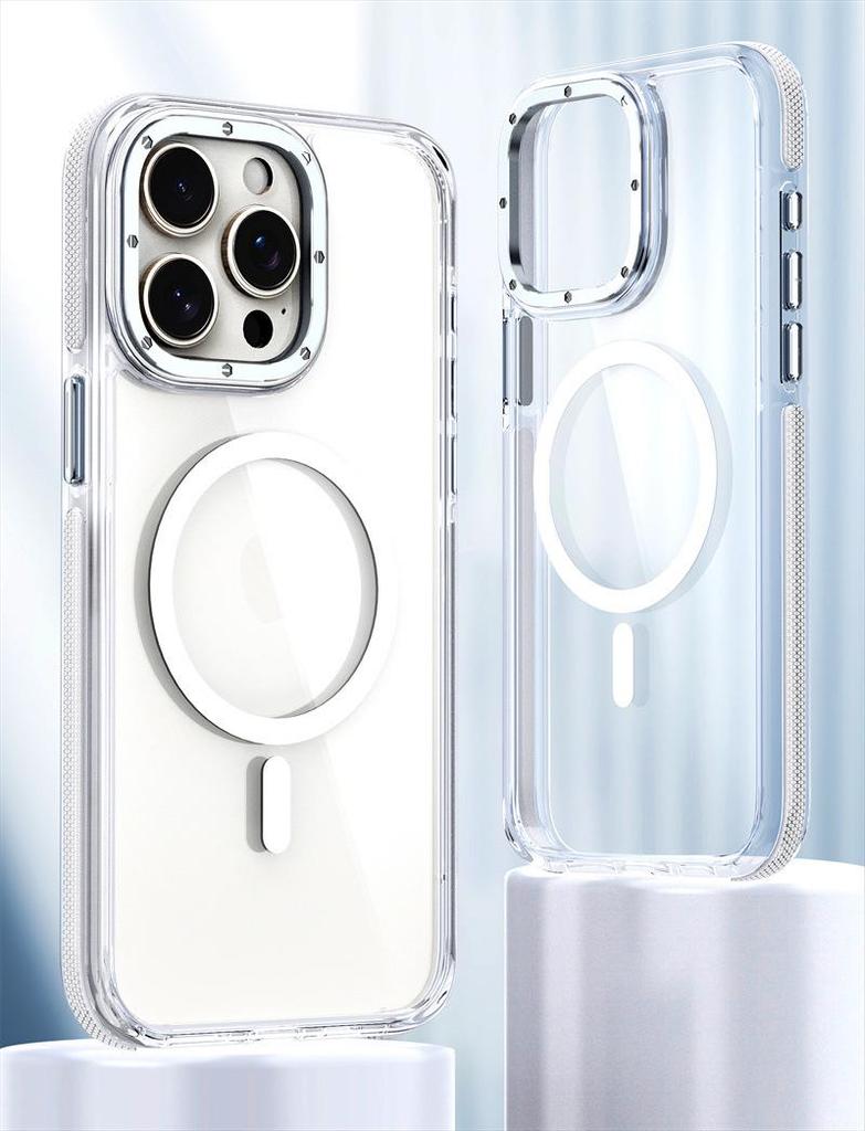 Magnetic Case for iPhone 16 Pro Max - Transparent, Premium Feel, Niche Design