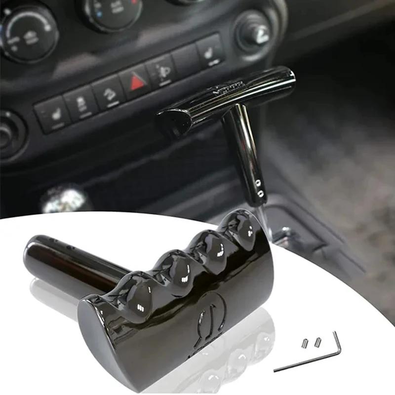 For Jeep Wrangler JK Dodge Charger Challenger Compass Ram  2012-2017  T Type Handle Gear Shift Knob Car Accessories
